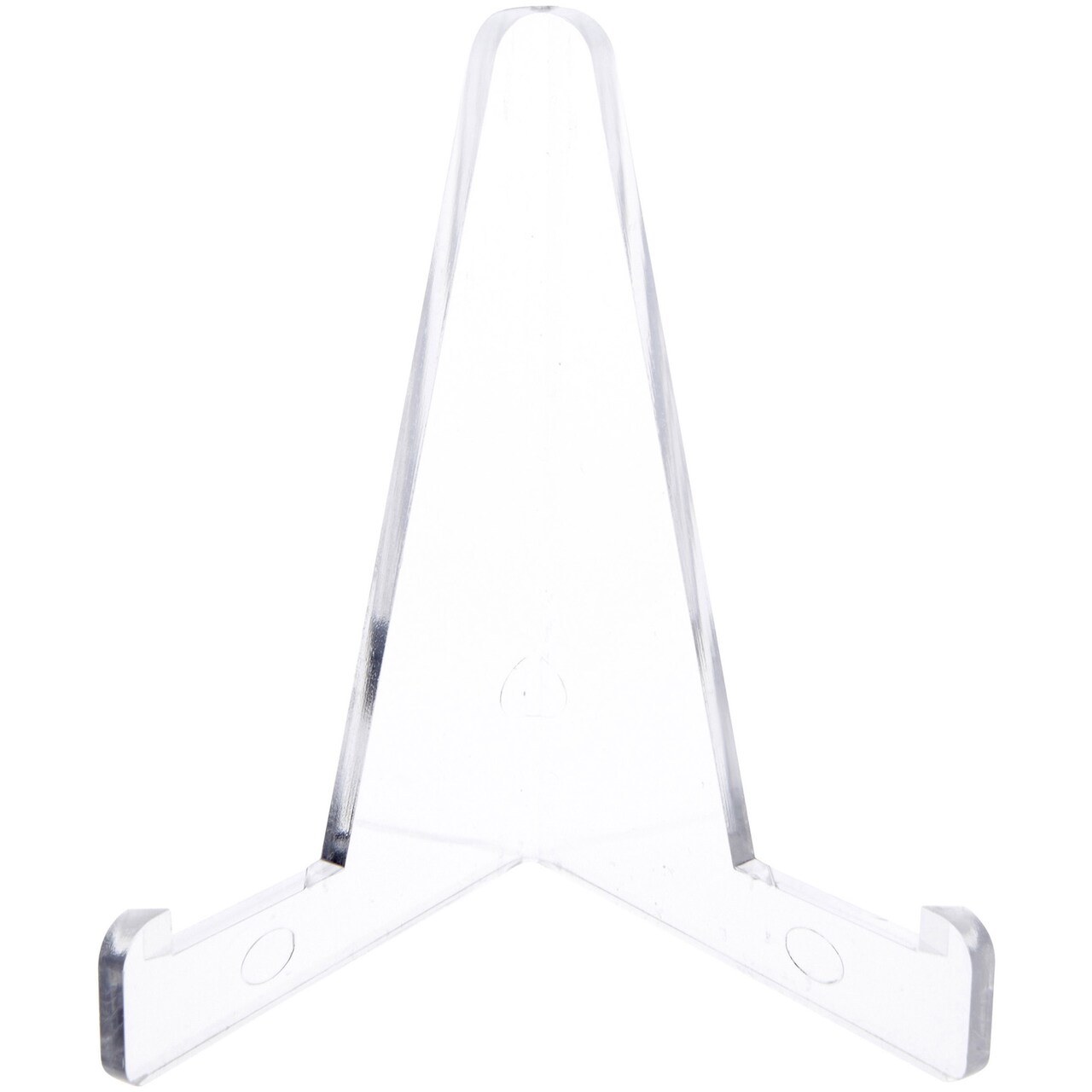 Plymor Clear Acrylic Display Easel, 3.375" H x 3.125" W x 1.875" D